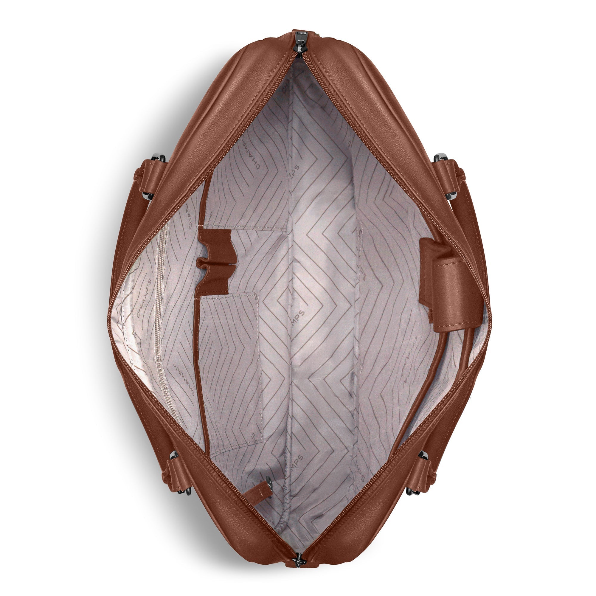 Onyx / Leather Slim Briefcase