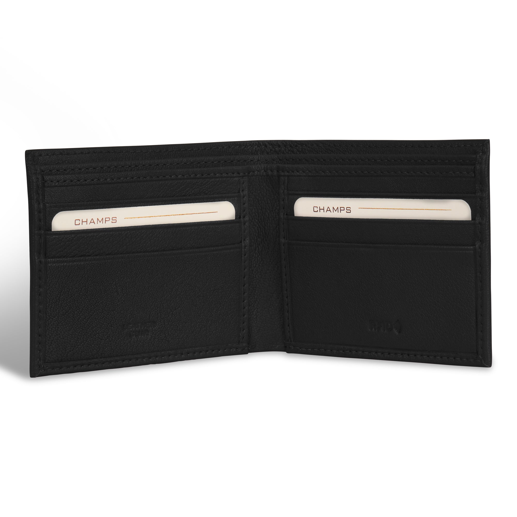 Onyx / Leather Bi-Fold Wallet