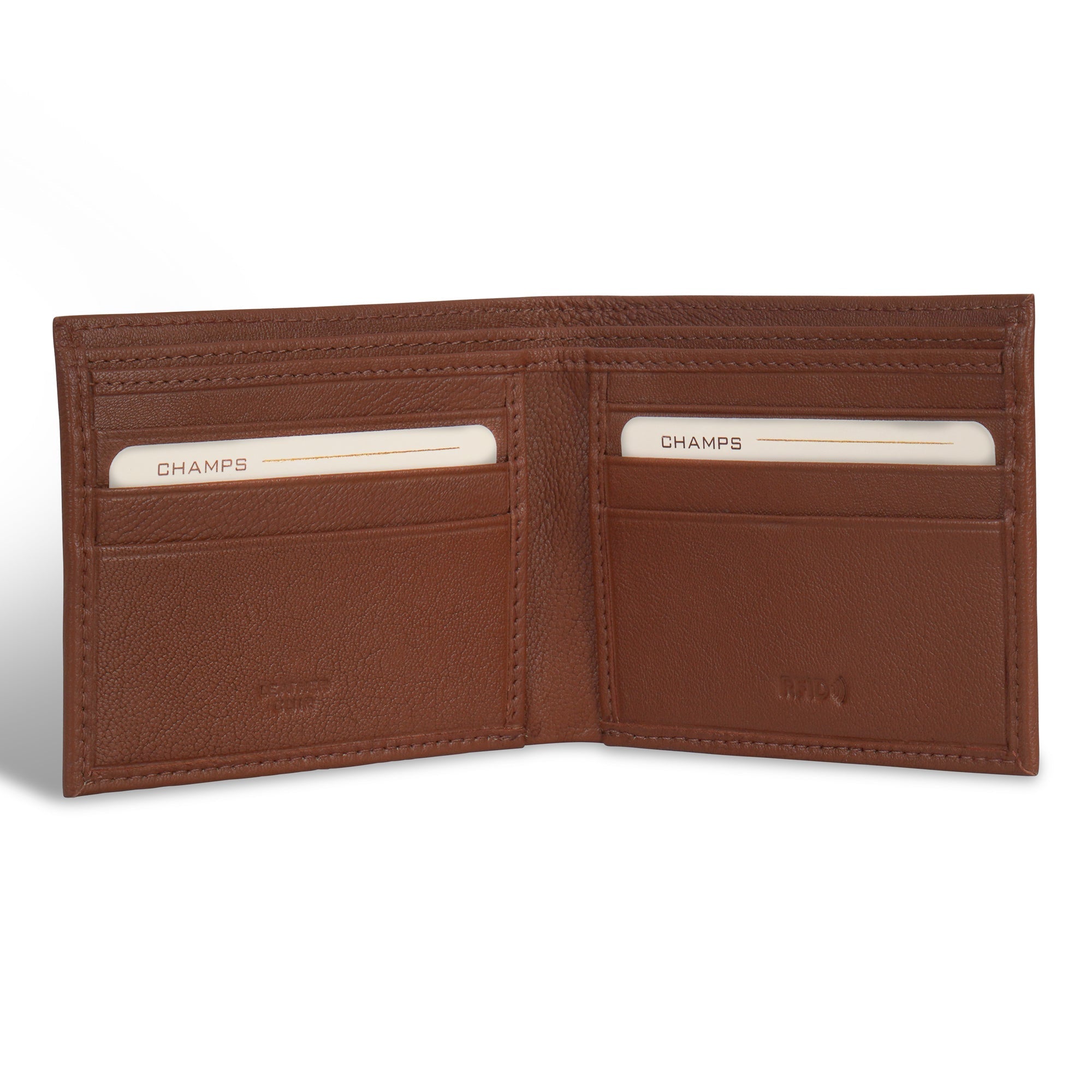 Onyx / Leather Bi-Fold Wallet