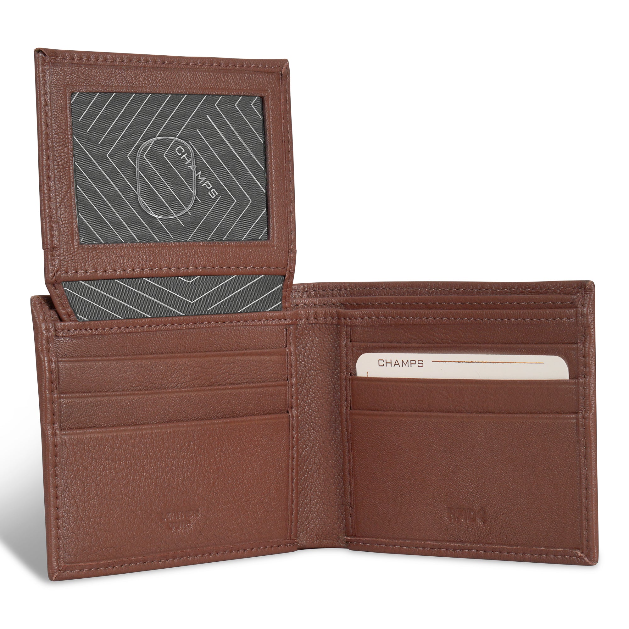 Onyx / Leather Top Wing Wallet