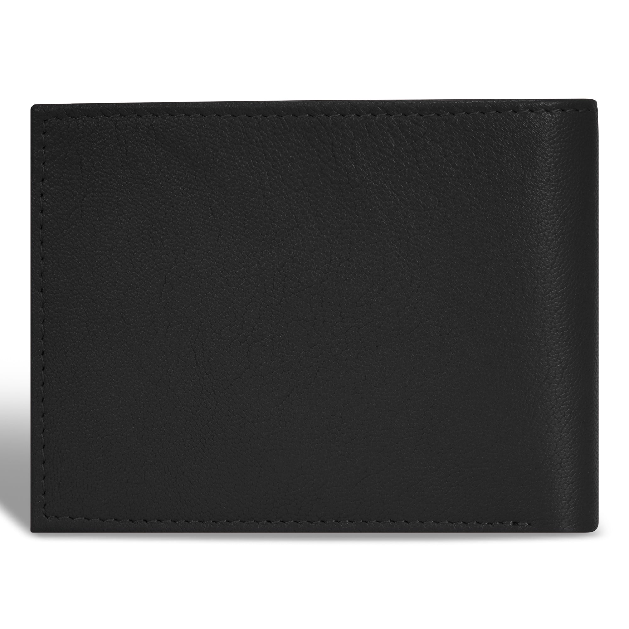 Onyx / Leather Center Wing Wallet