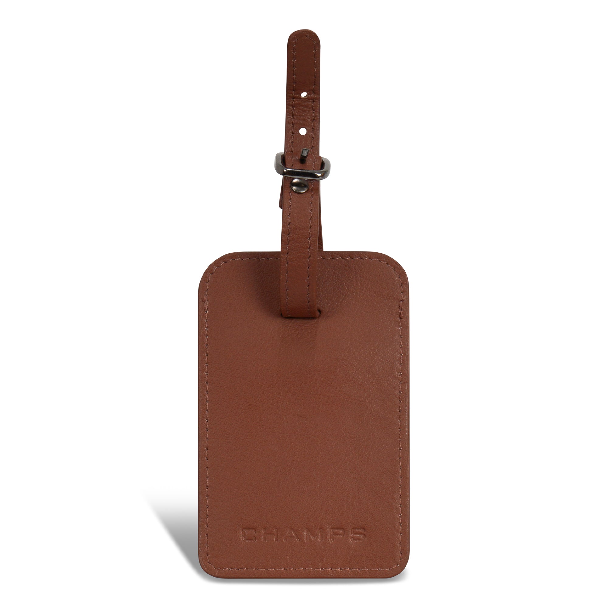 Onyx / Leather Luggage Tags