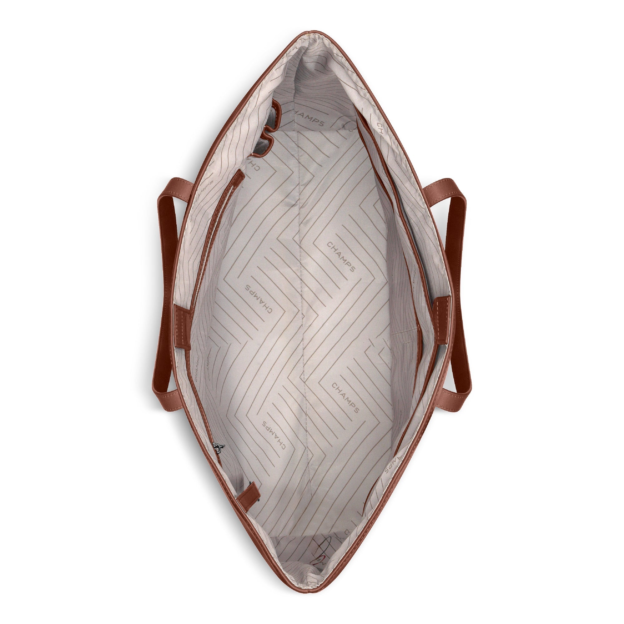 Onyx / Leather Open Tote