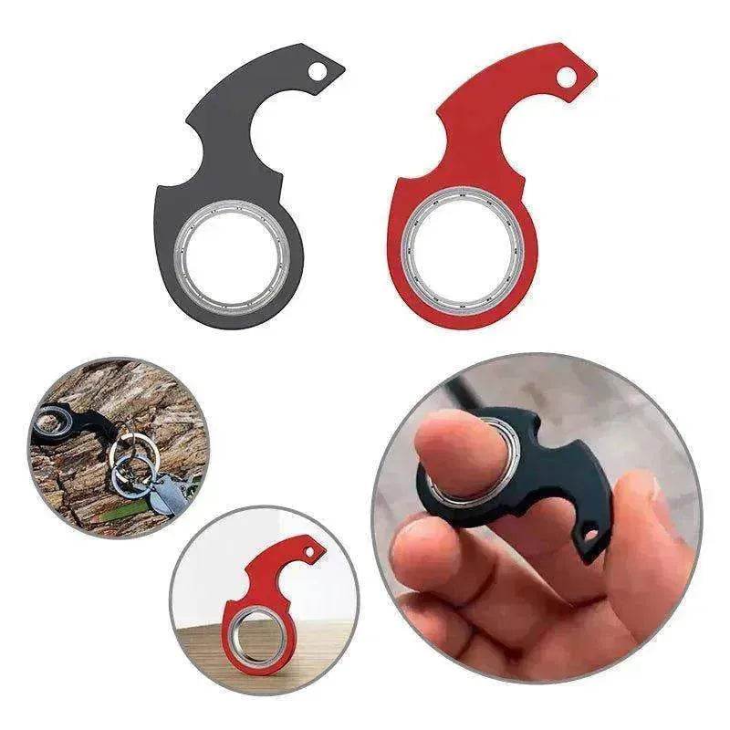 Creative Finger Spinner Relieves Stress Anti Anxiety Keychain