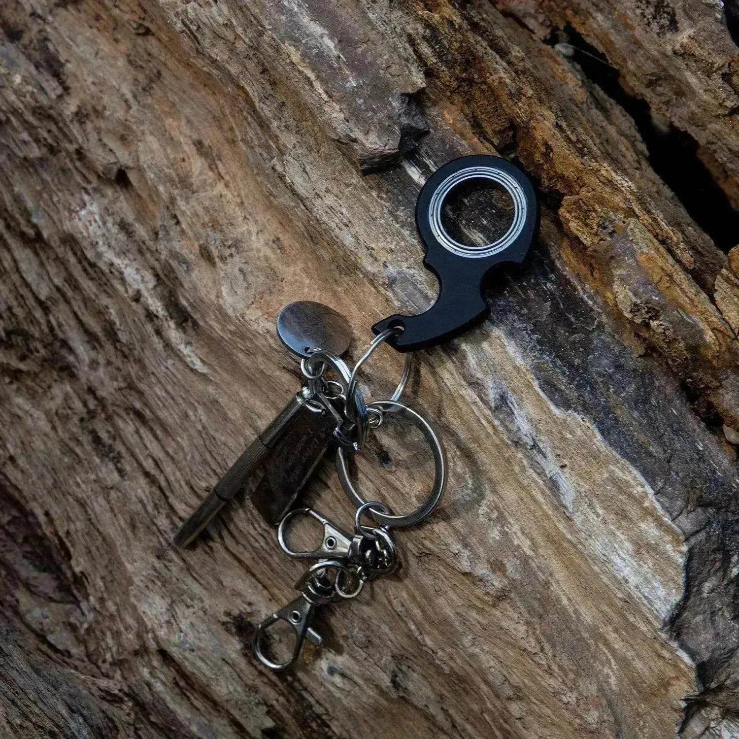 Creative Finger Spinner Relieves Stress Anti Anxiety Keychain