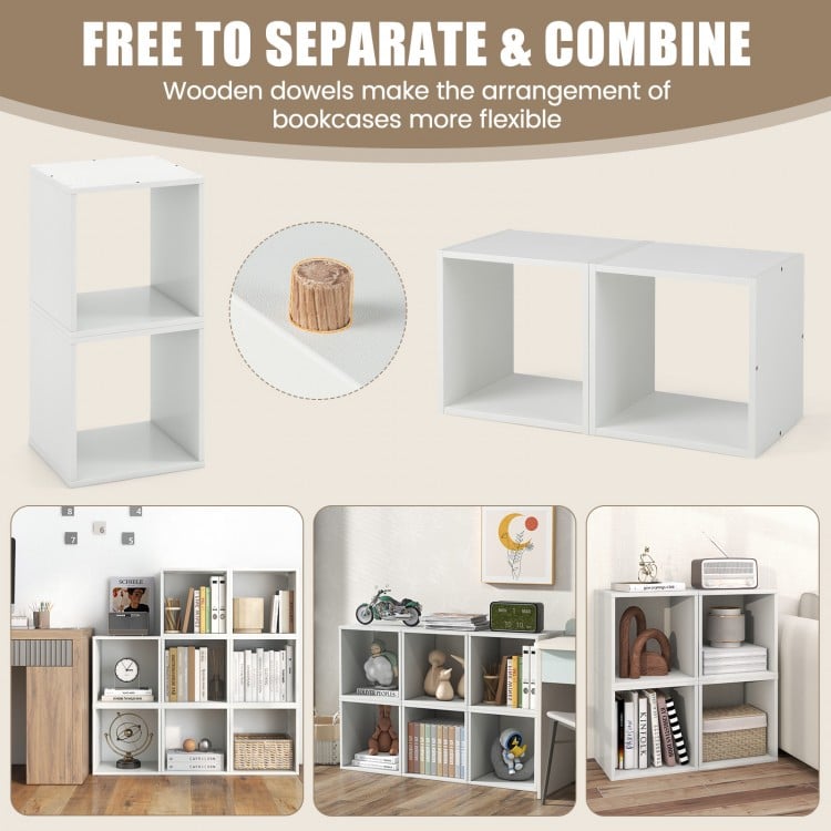 Cube Storage Organizer Set of 2-White