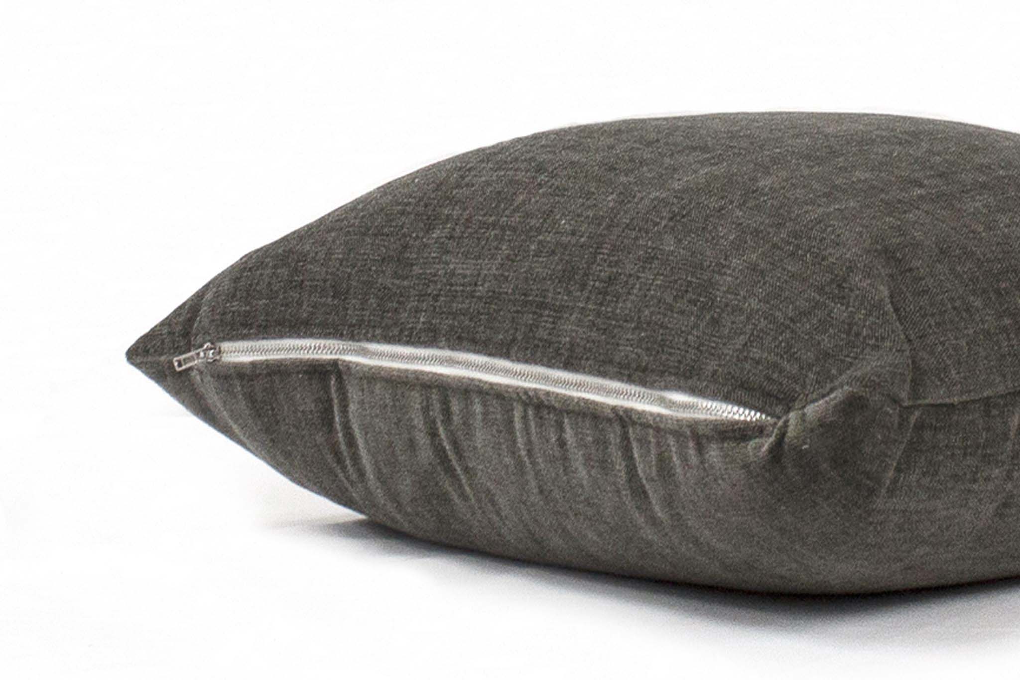 Slate Chenille Cushion Cover