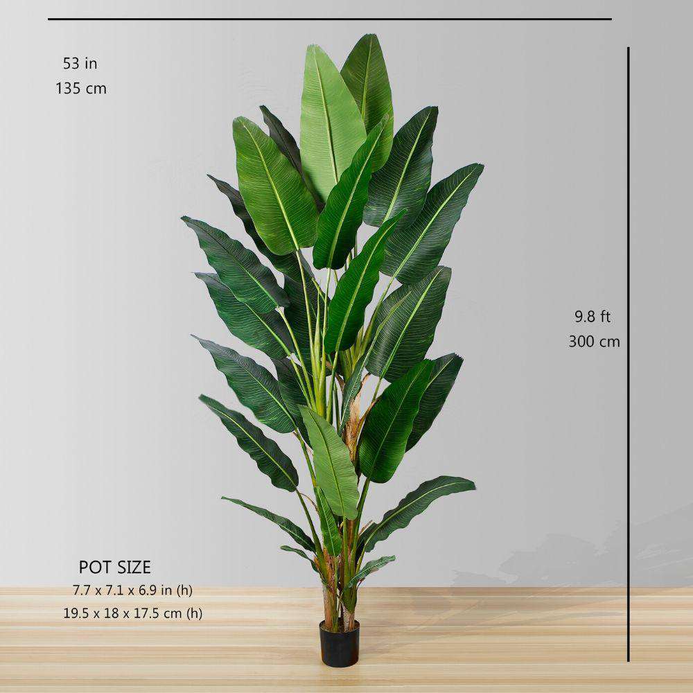 Dama Artificial Bird Of Paradise Potted Plant 10'