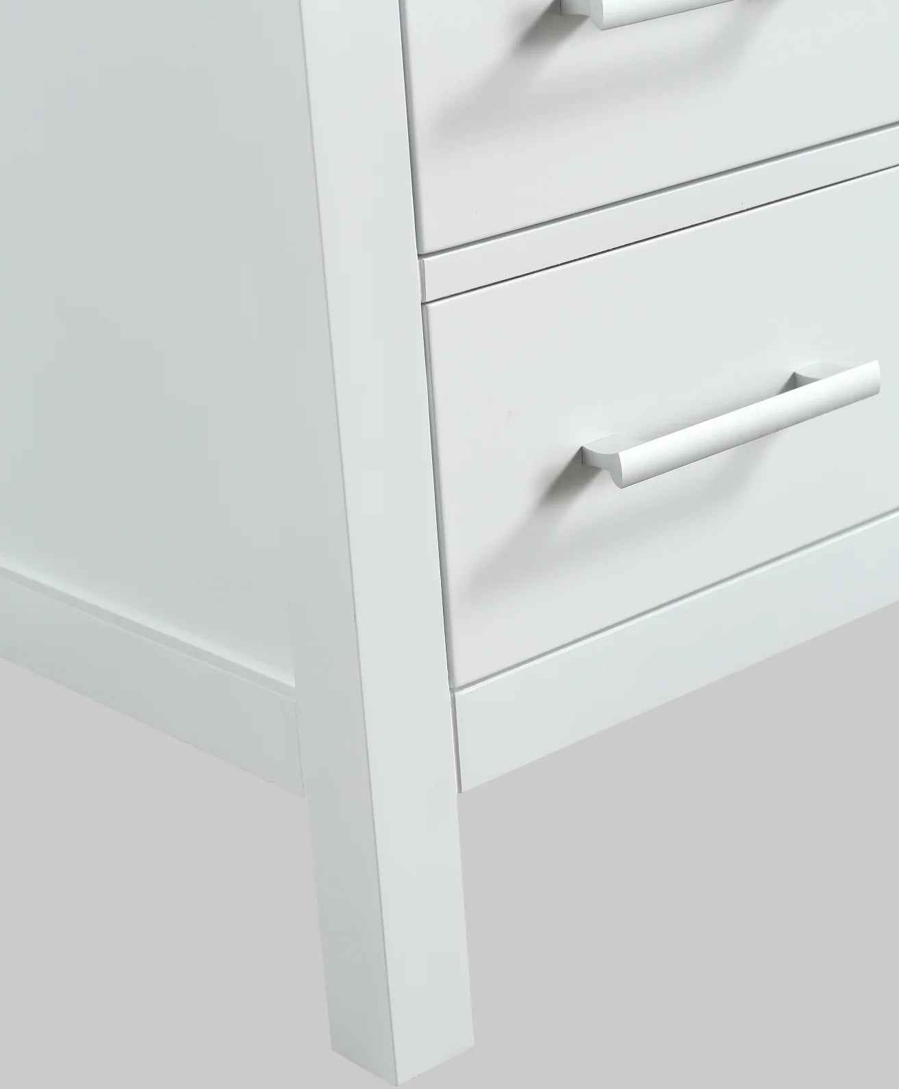 London 54" Single Sink Vanity in White with Marble Vanity Top with Matching Mirror