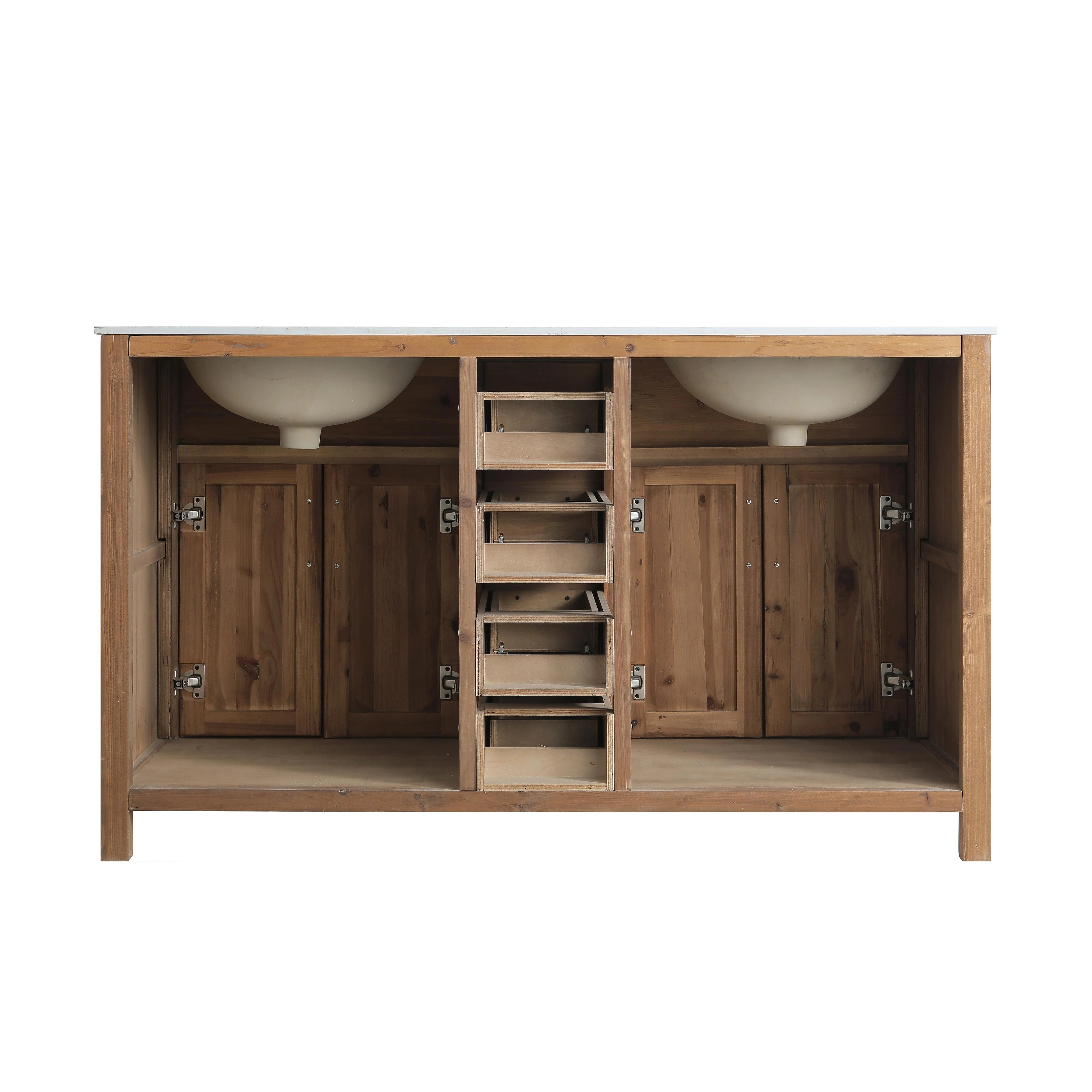 Bryson 60" Vanity Base Only in Walnut