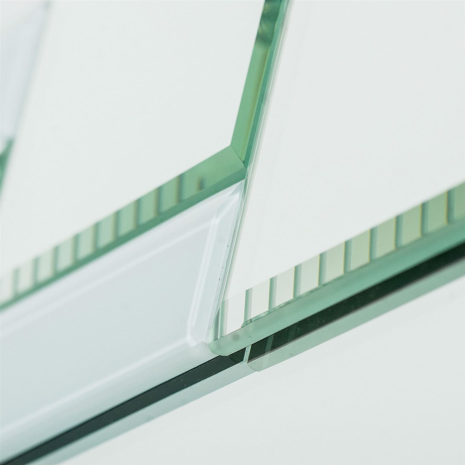 Modern 31.5 x 23.6 inch Rectangle Bathroom Mirror with Unique Border - Free Shipping