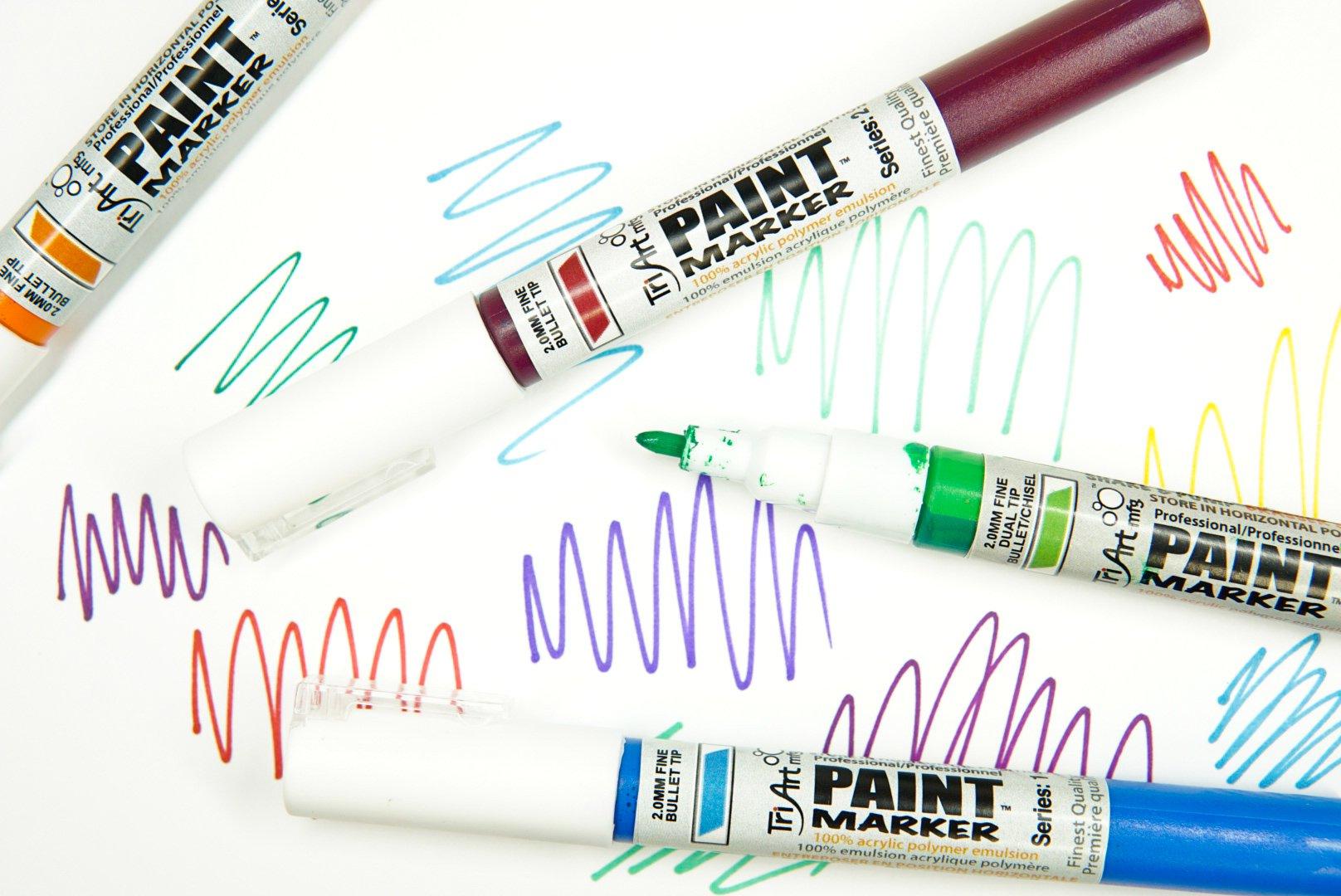 Tri-Art Finest Quality Marker - Permanent Green Light