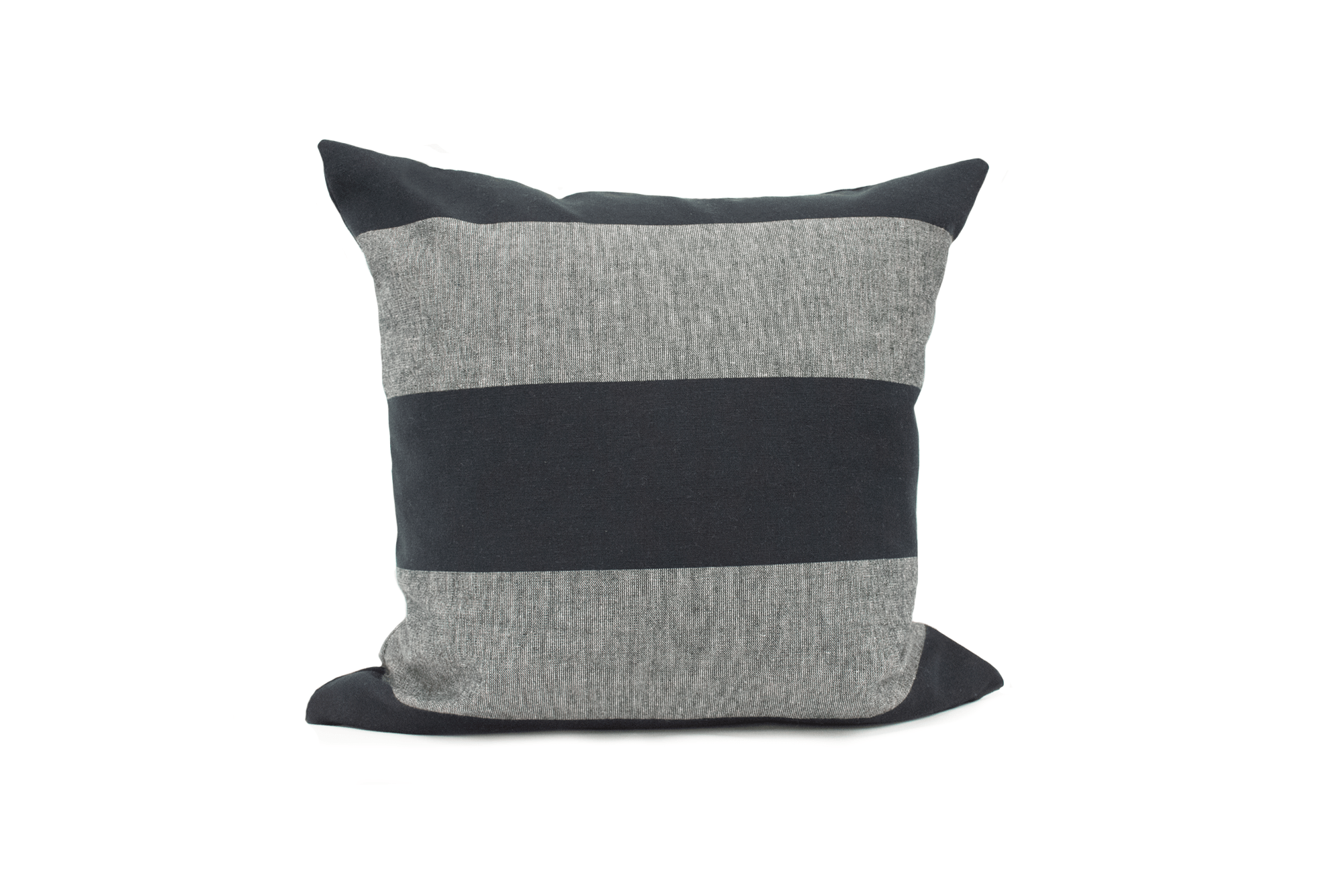 Coal Stripe Cushion Cover