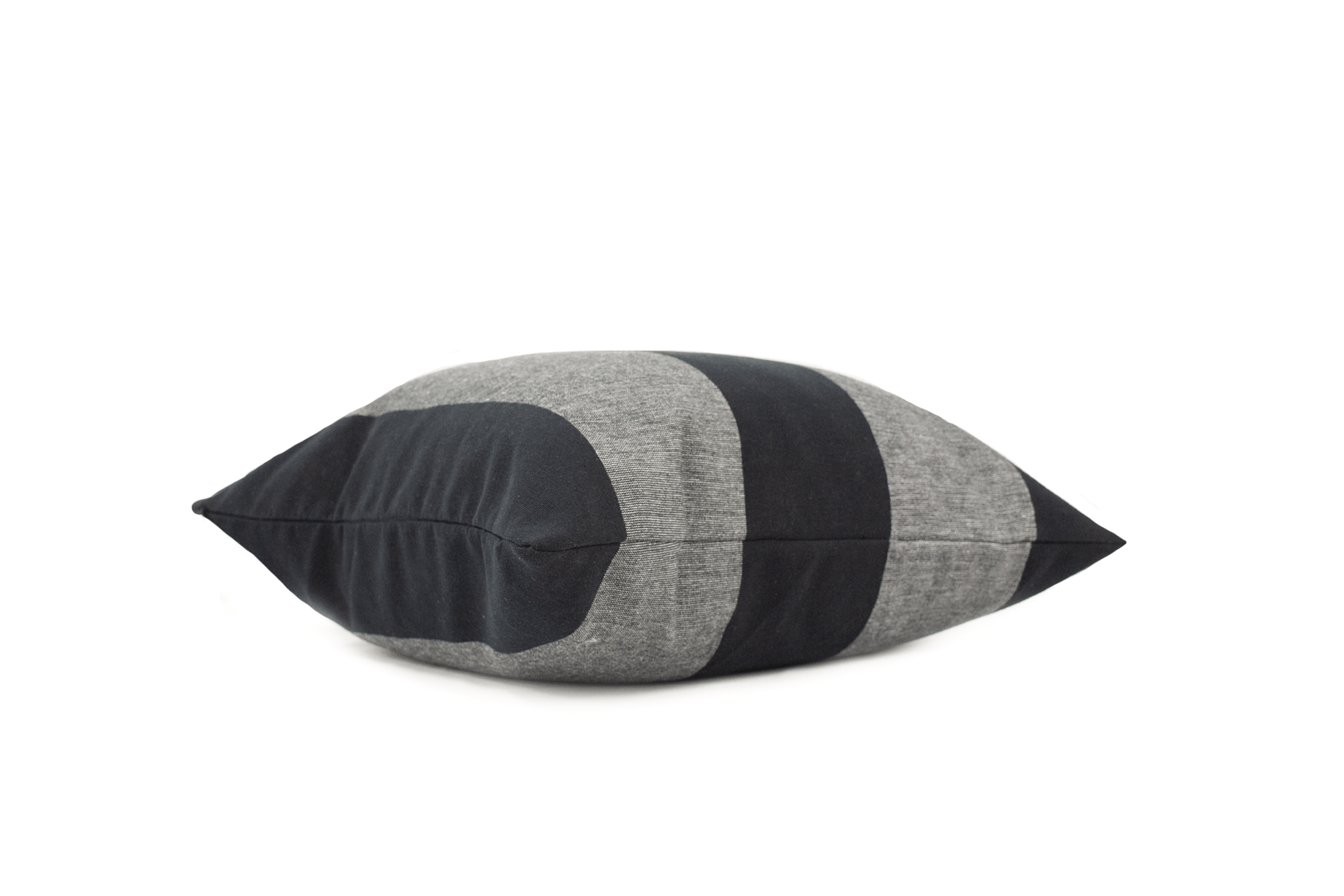 Coal Stripe Cushion Cover