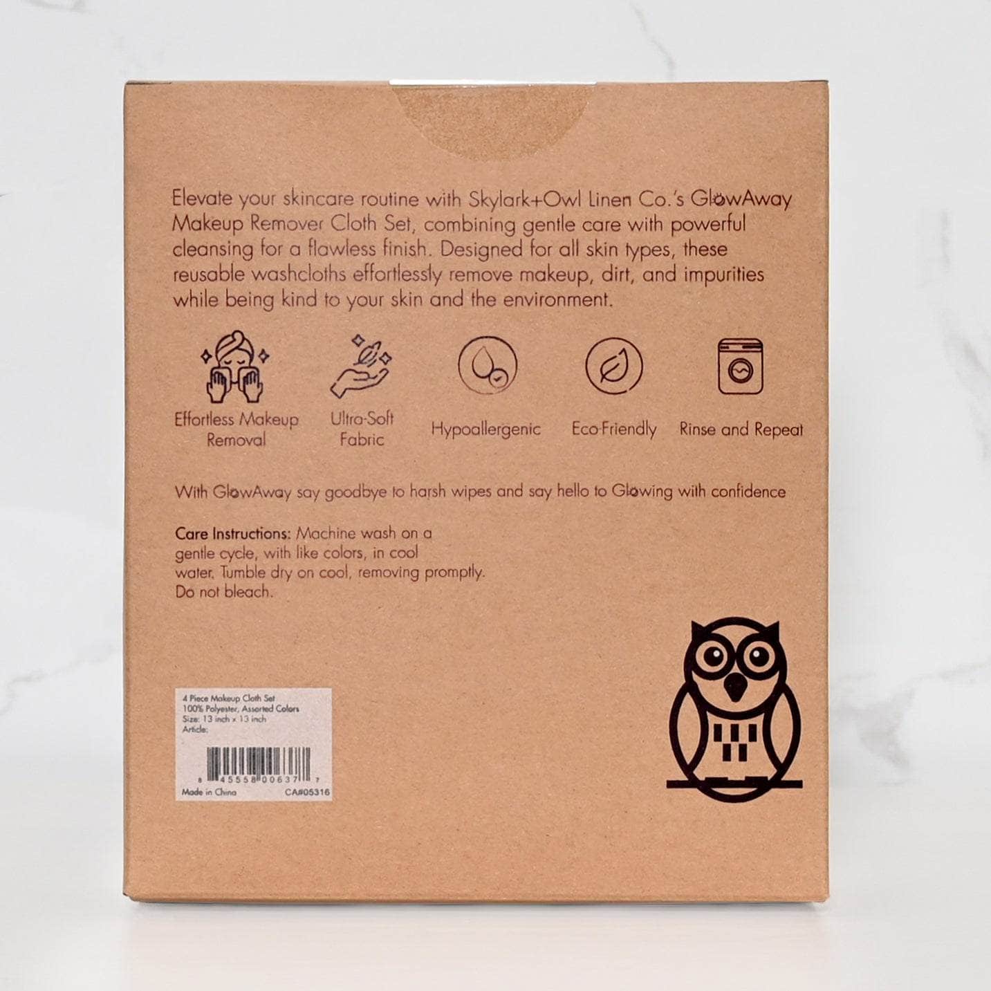 GlowAway Makeup Remover Cloth Set