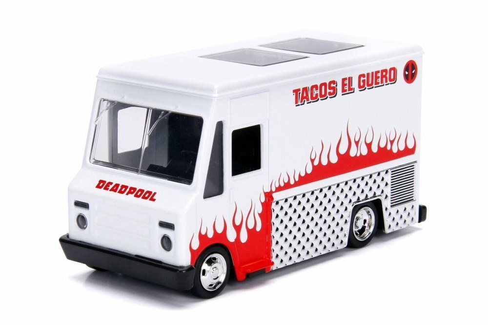 Jada 1:32 Die-Cast Hollywood Rides - Deadpool Taco Truck White