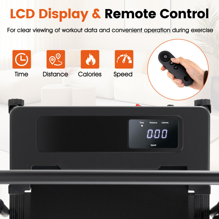 Dog Treadmill with Remote Control, LCD Display & Adjustable Incline for Small & Medium Dogs