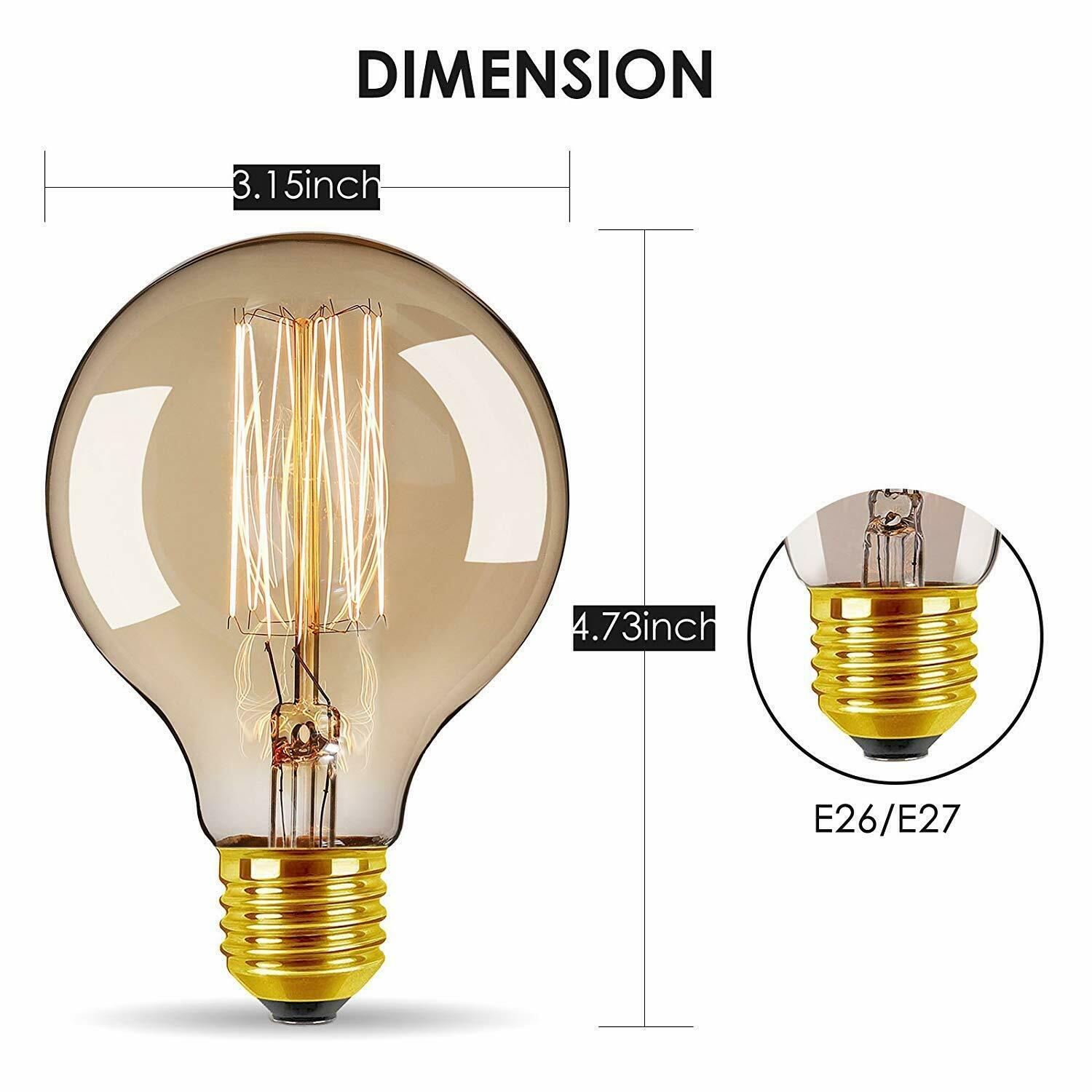 E26 G80 60W Dimmable Bulb~1050
