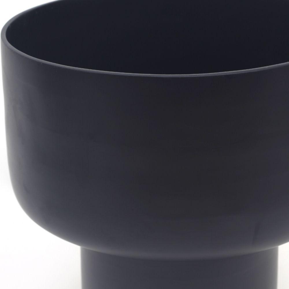 Elle - Black Bamboo Mid-Century Mushroom Planter