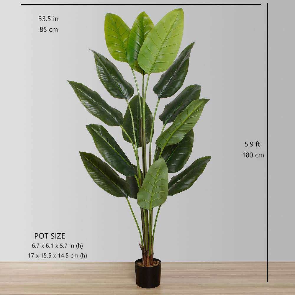 Elza Artificial Bird Of Paradise Potted Plant (Multiple Sizes)