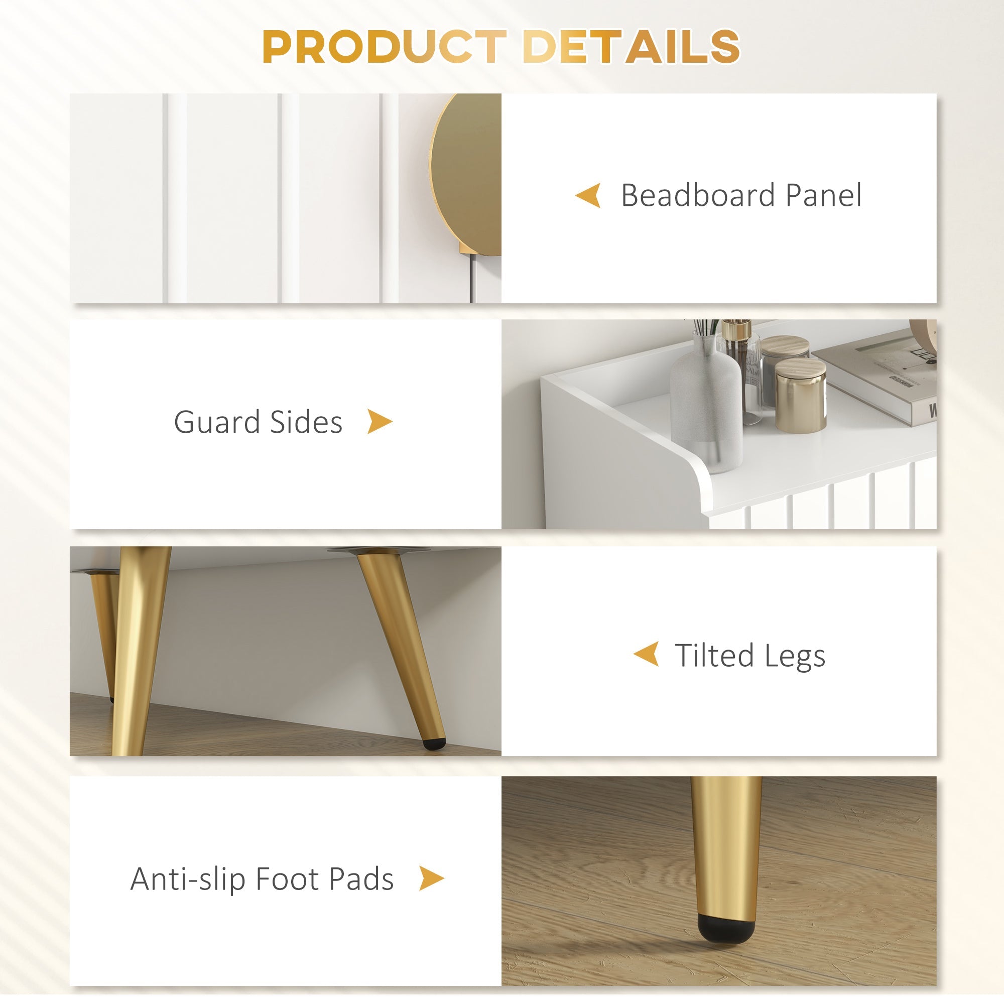 HOMCOM Entryway Narrow Shoe Storage Cabinet with Adjustable Shelves Open Shelf for 15 Pairs White