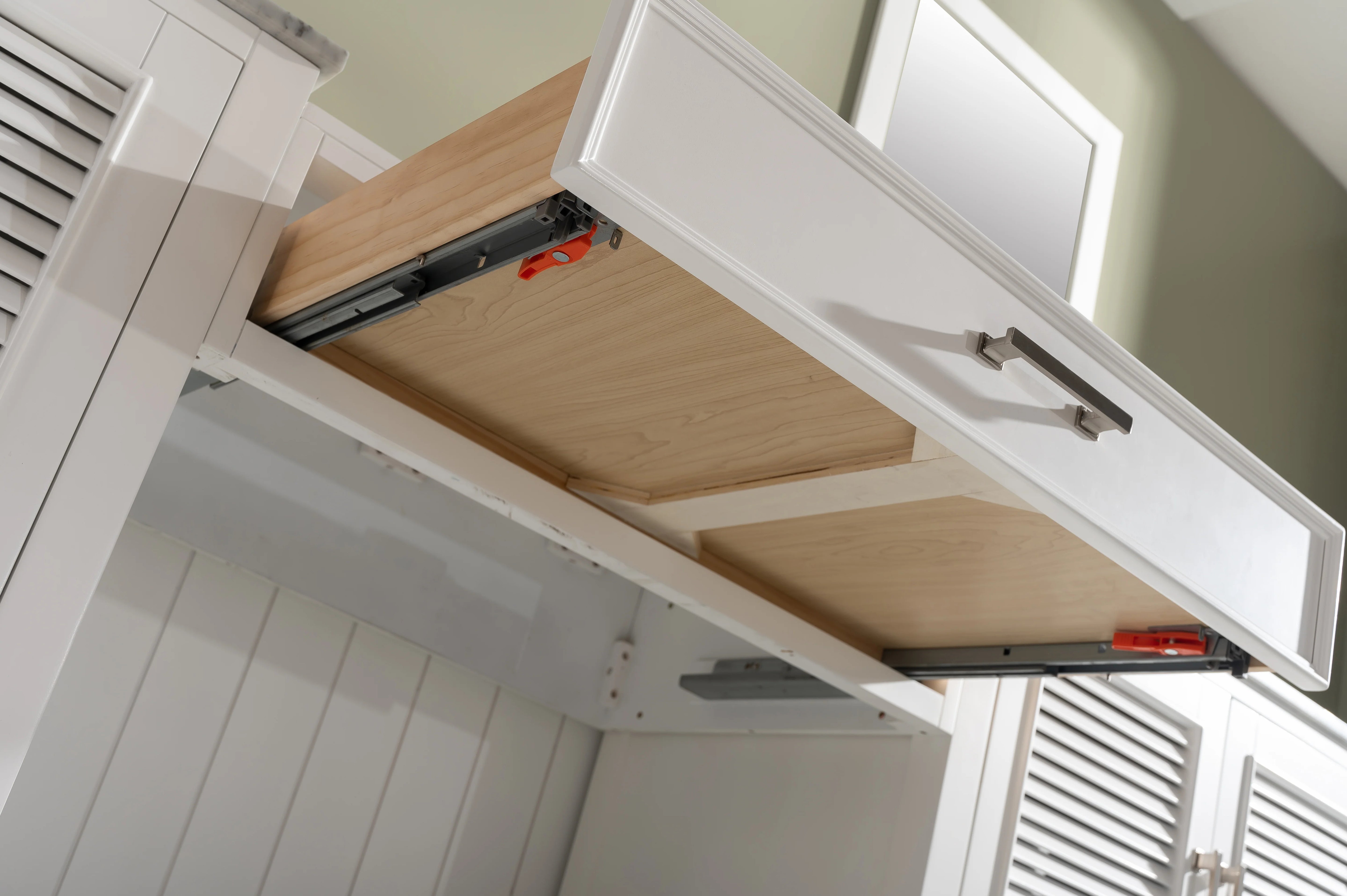 Estate 102" Double Sink Bathroom Vanity Modular Set with White Quartz Top