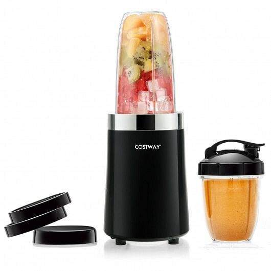 1000W Portable Blender with 6-Blade Design-Black - Free Shipping