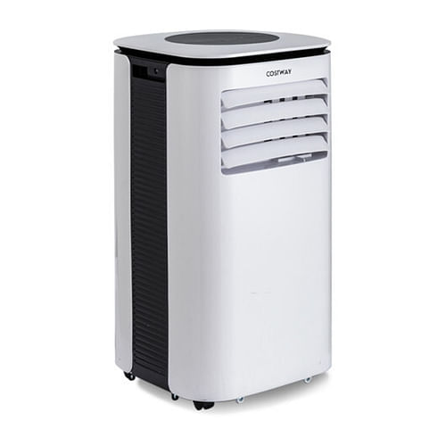 9000 BTU 3 in 1 Portable Air Conditioner with Fan and Dehumidifier-White - Free Shipping