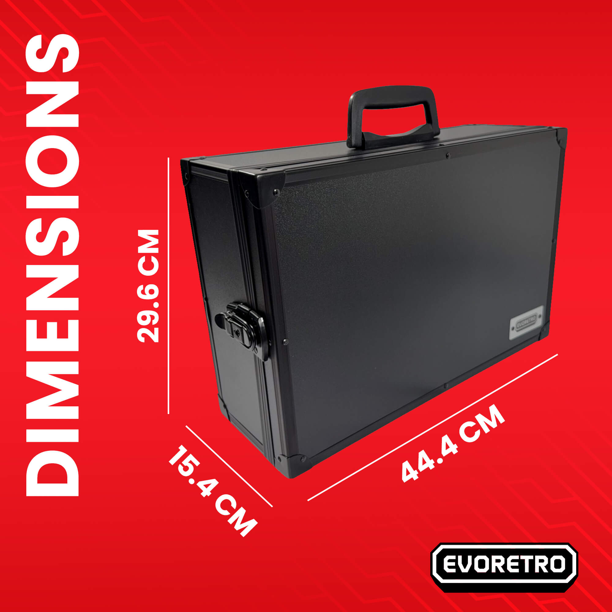 80-Slot Miniature Storage Case with Customizable Foam