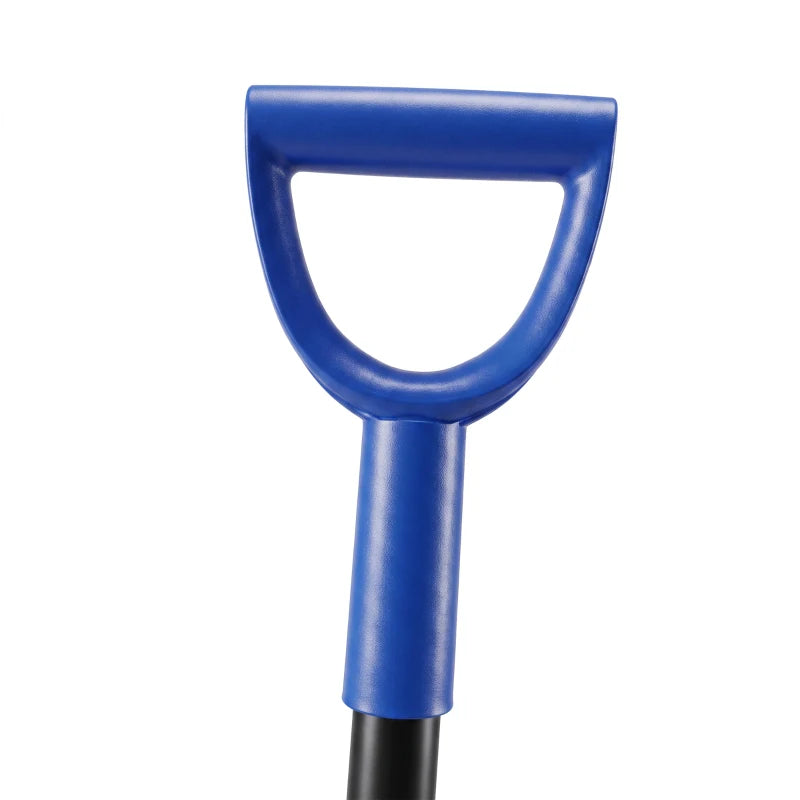 2-in-1 Snow Shovel & Ice Scraper, 22" Heavy-Duty Snow Pusher with Metal Wear Strip