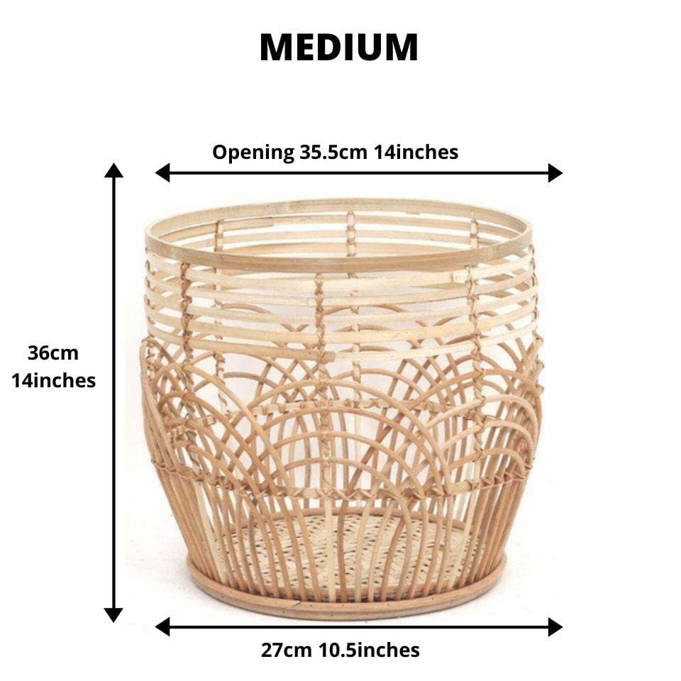 Elena Rattan Planter (Multiple Sizes)