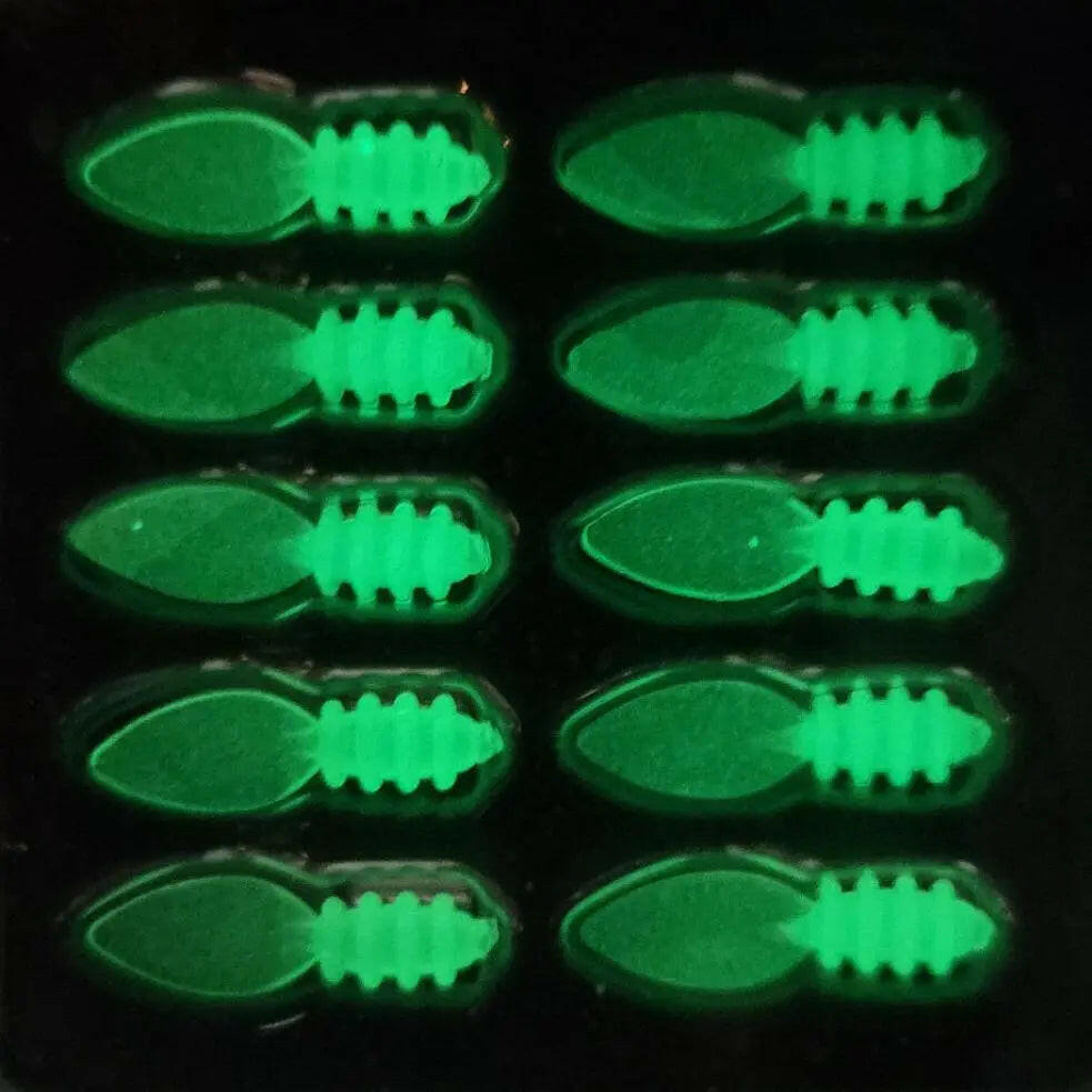 EuroTackle Mini Leech Superglow 10/pk