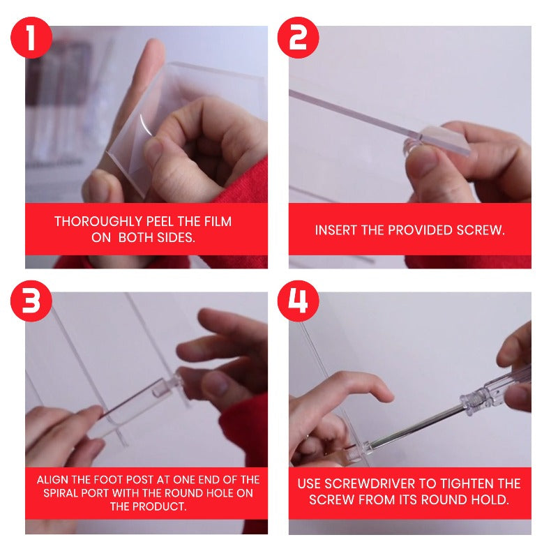 EVORETRO 4-Step Acrylic Display Stand for Action Figures | Riser RS6 Inch