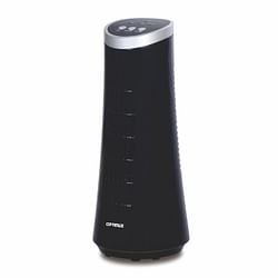 Optimus 12 Inch Desktop Ultra Slim Oscillating Tower Fan, LED in Black - Free Shipping