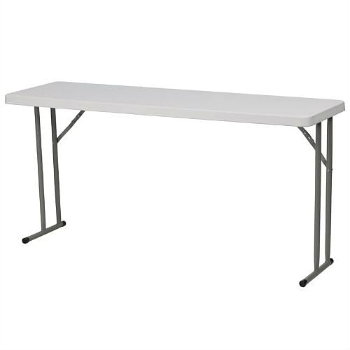 White Top Commercial Grade 60-inch Folding Table - Holds up to 330 lbs - Free Shipping