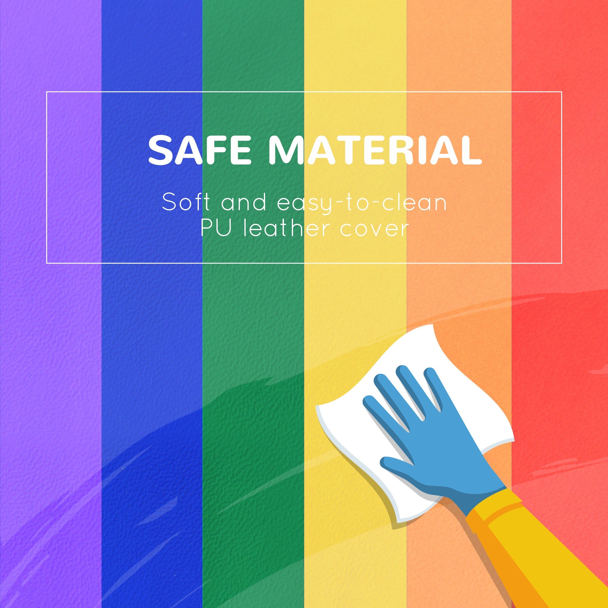 Soozier 12-Piece Soft Stacking Blocks: Non-Toxic Foam Building Blocks for Toddlers, Babies