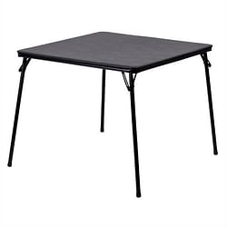Black Multi-Purpose Folding Table - Great for Playing Card Games or Poker Table - Free Shipping