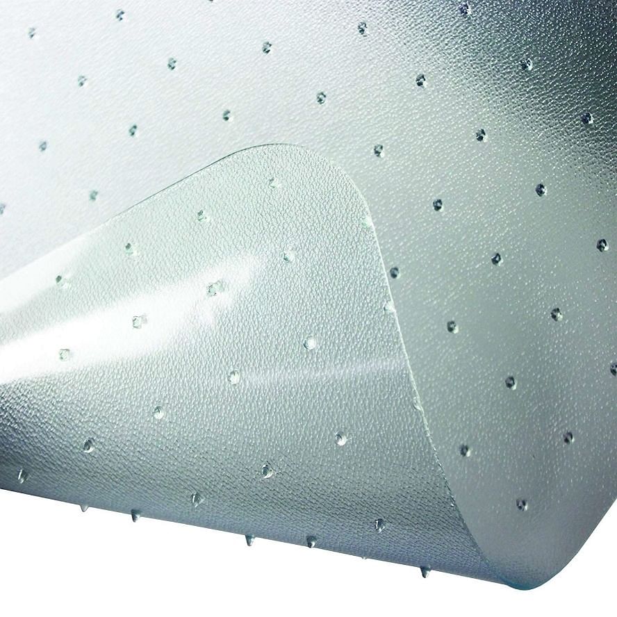 Heavy Duty 47 x 35 inch Chair Mat with Lip for Low to Medium Pile Carpet Floor - Free Shipping