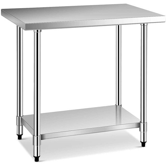 Commercial Kitchen Stainless Steel Work Table - Free Shipping