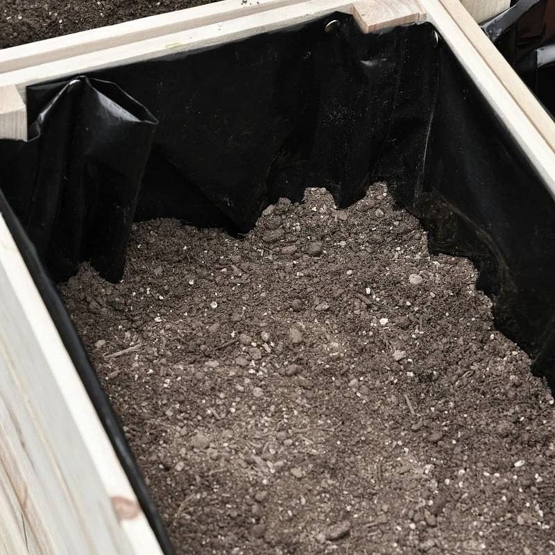 Farmhouse 4 Piece Wooden Elevated Raised Garden Bed Planter Box - Free Shipping