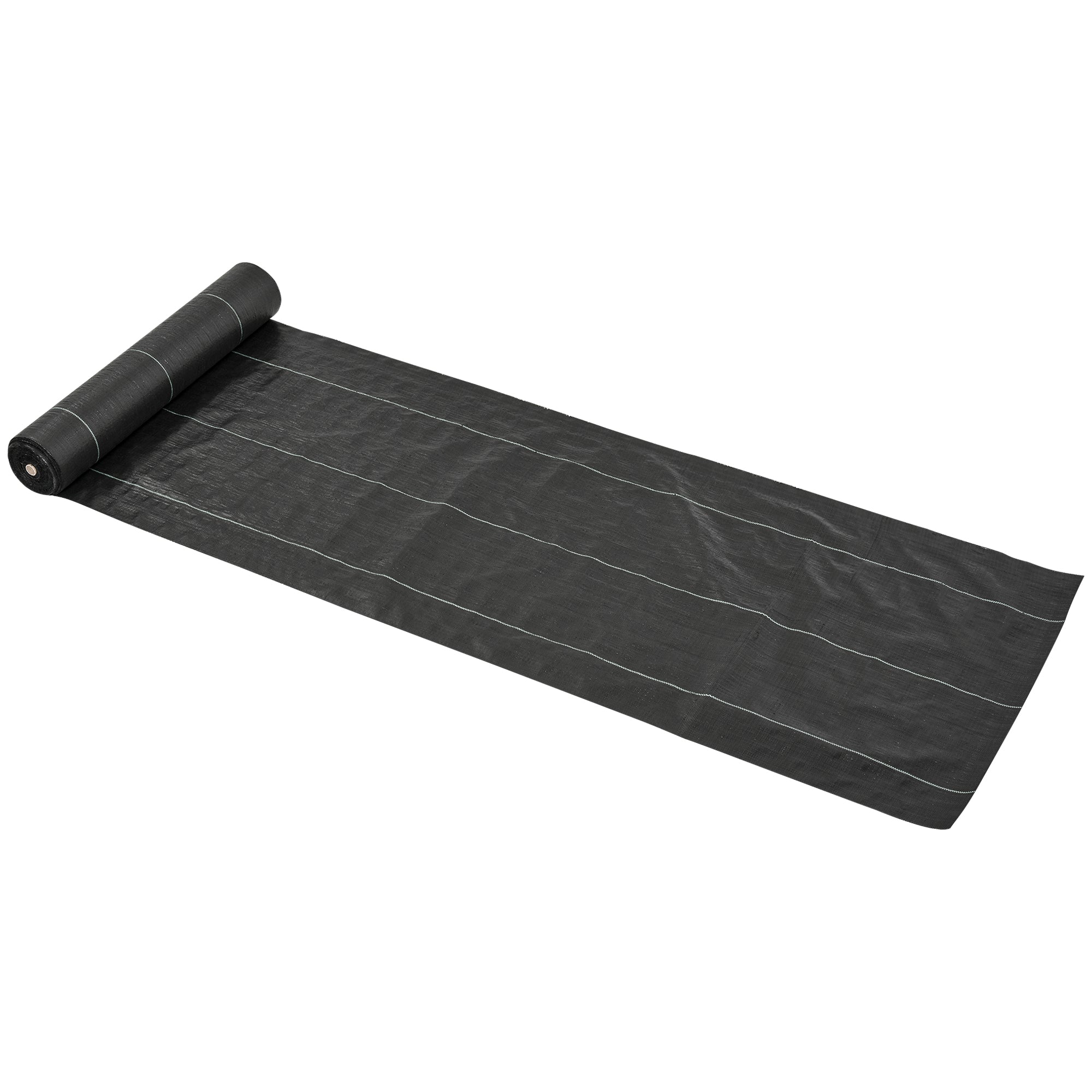 Outsunny Landscape Fabric 3ftx300ft Premium Weed Barrier Heavy-Duty Durable Weed Block Gardening Mat Easy Installation