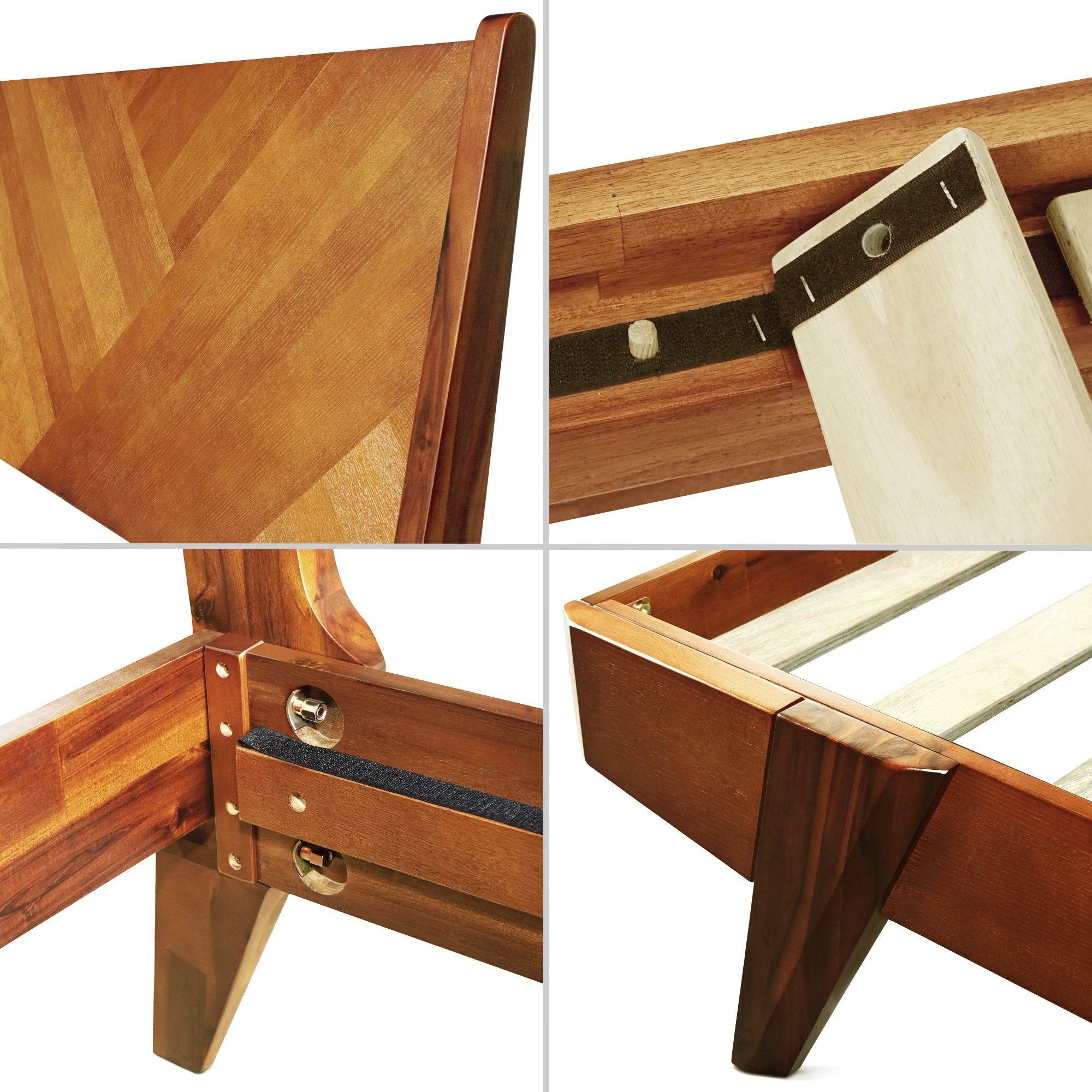 Gazelle Platform Bed Frame With Headboard