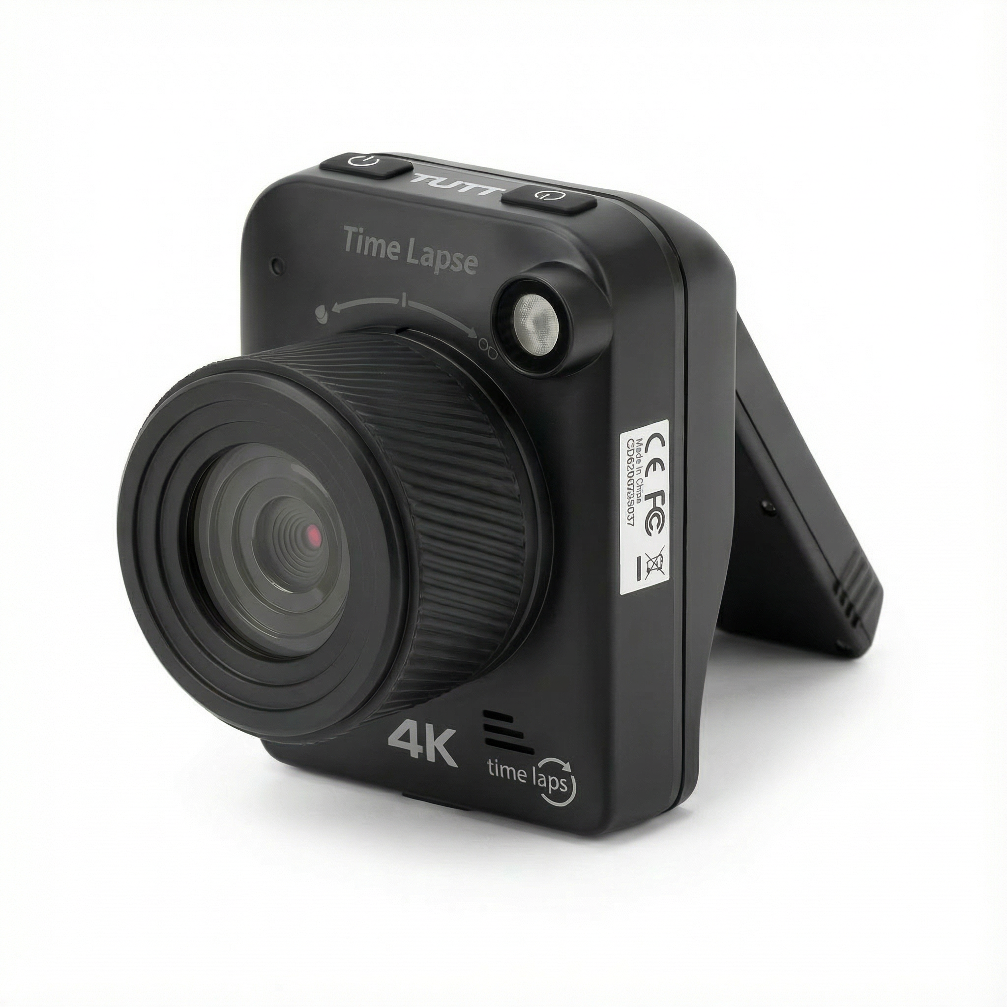 TUTT 4K Time Lapse Camera - 32MP Professional Construction & Vlogging Action Camera T7