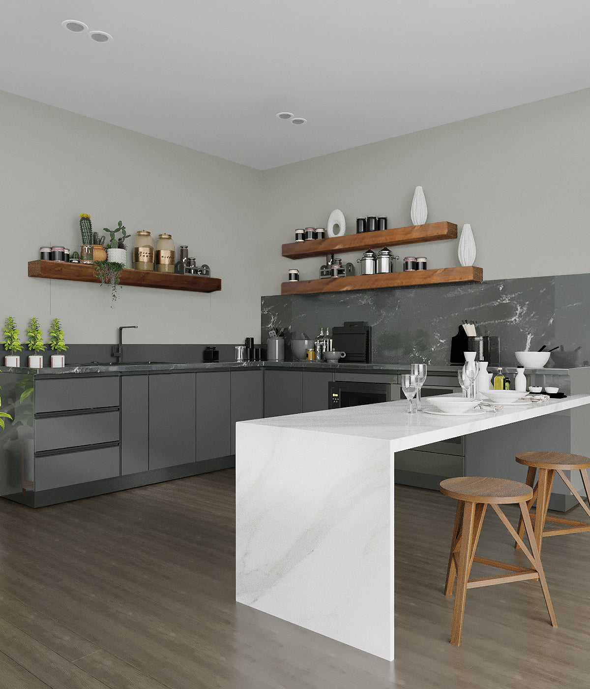 Étagère Style manteau de foyer