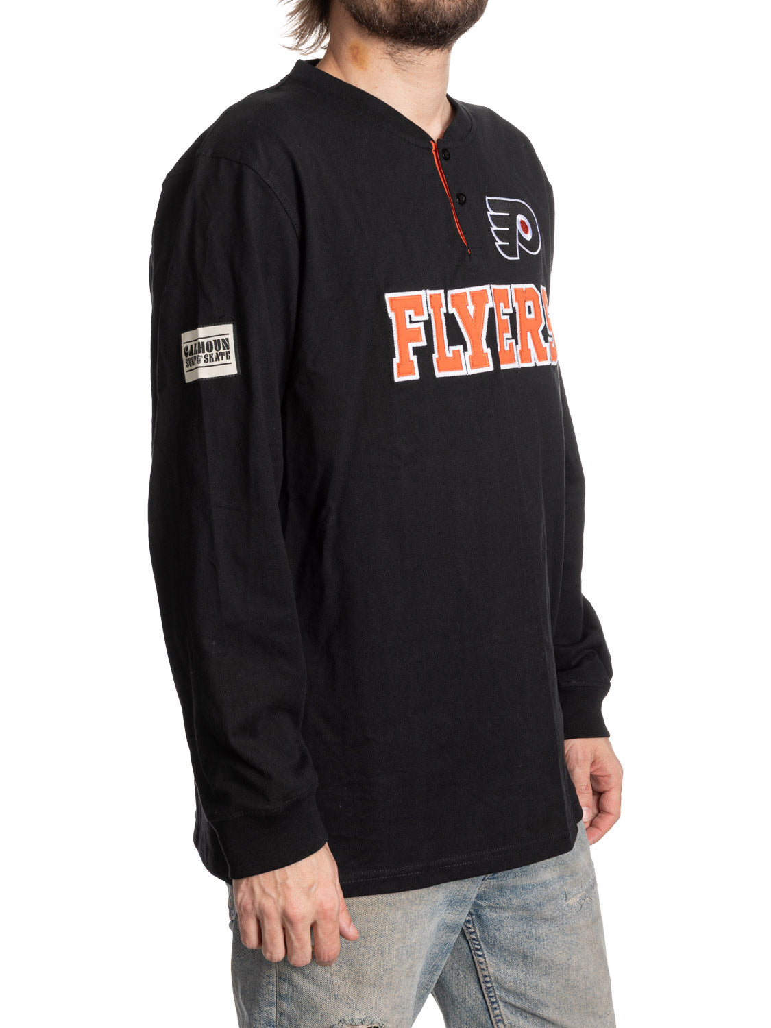 Philadelphia Flyers Long Sleeve Henley - Presale