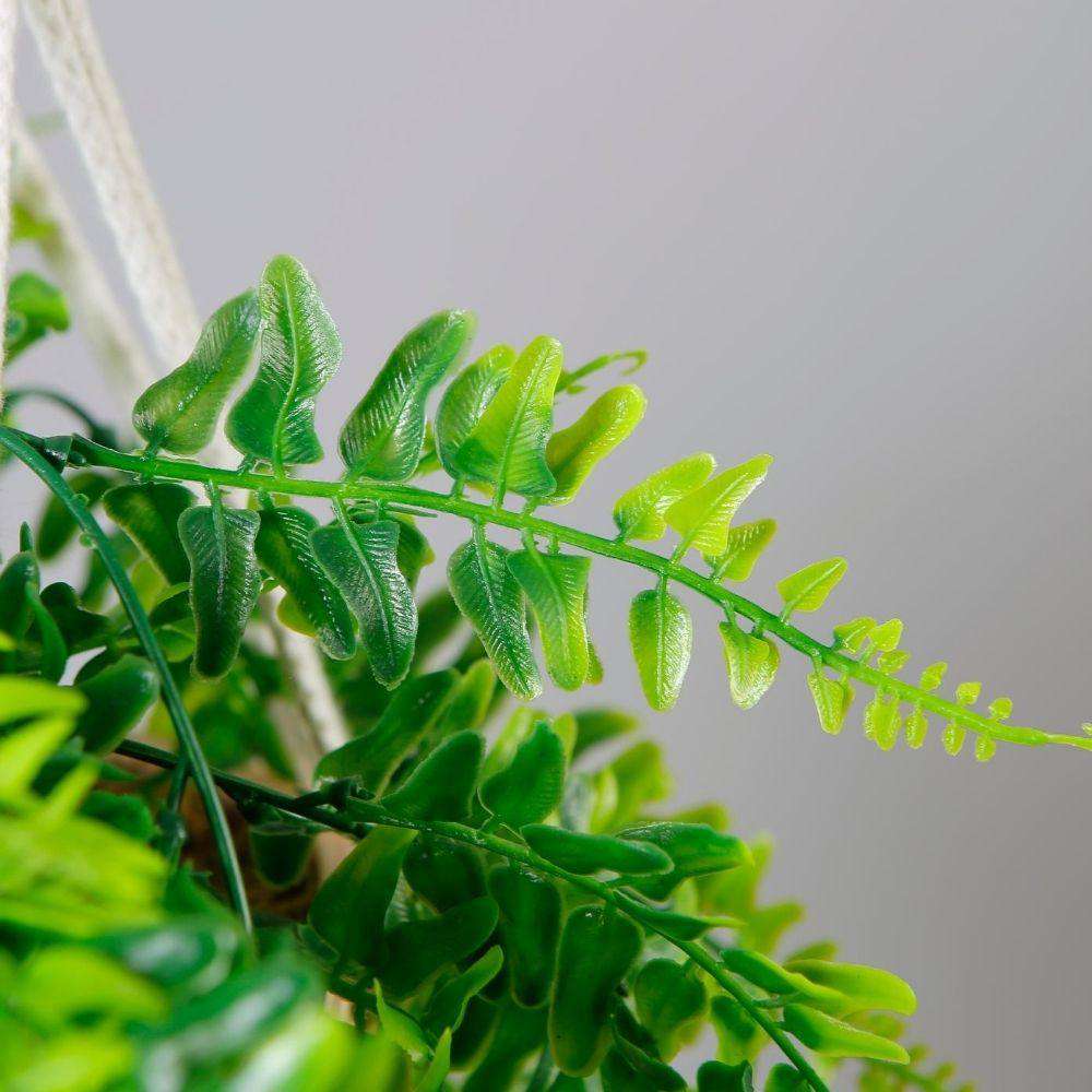 Franco Faux Potted Macrame Hanging Plant (3.8 Feet)