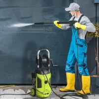 Outsunny Electric Pressure Washer – 2176 PSI High Pressure Power Washer with Adjustable Nozzle