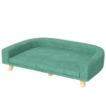Dog Sofa for Large Dogs with Washable Cover, Anti-slip Foot Pads, Green