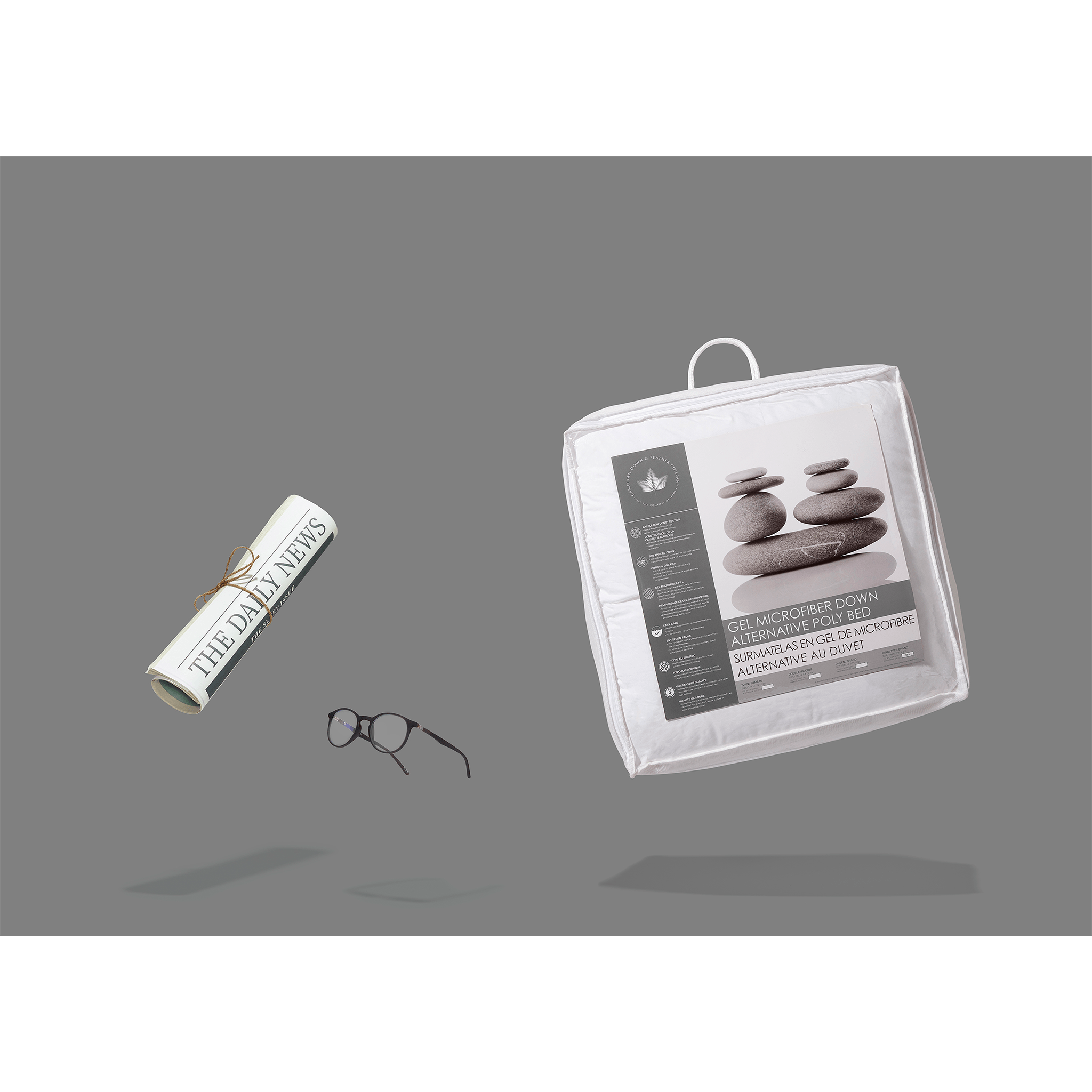 Gel Microfiber Down Alternative Poly Bed