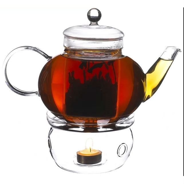 Borosilicate Glass 1.32 Quart Teapot with Removable Infuser - Free Shipping